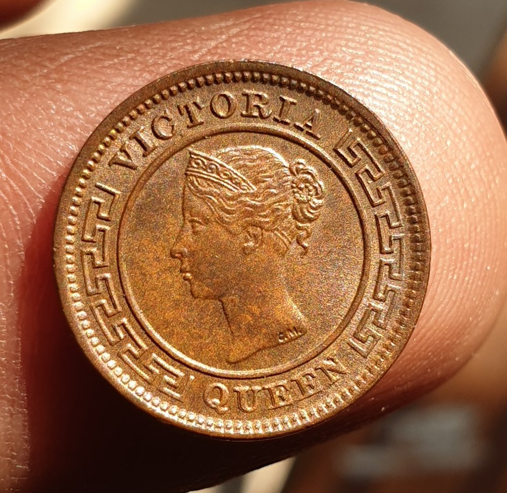 Ceylon-1870-1/4-Cent---Grade